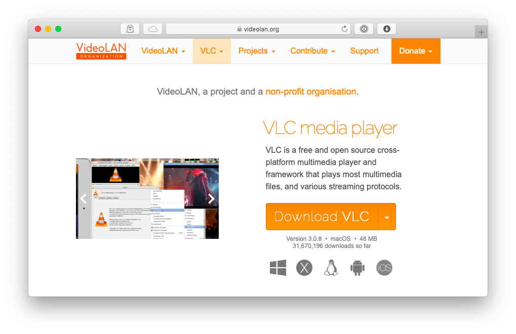 vlc 360 player for mac
